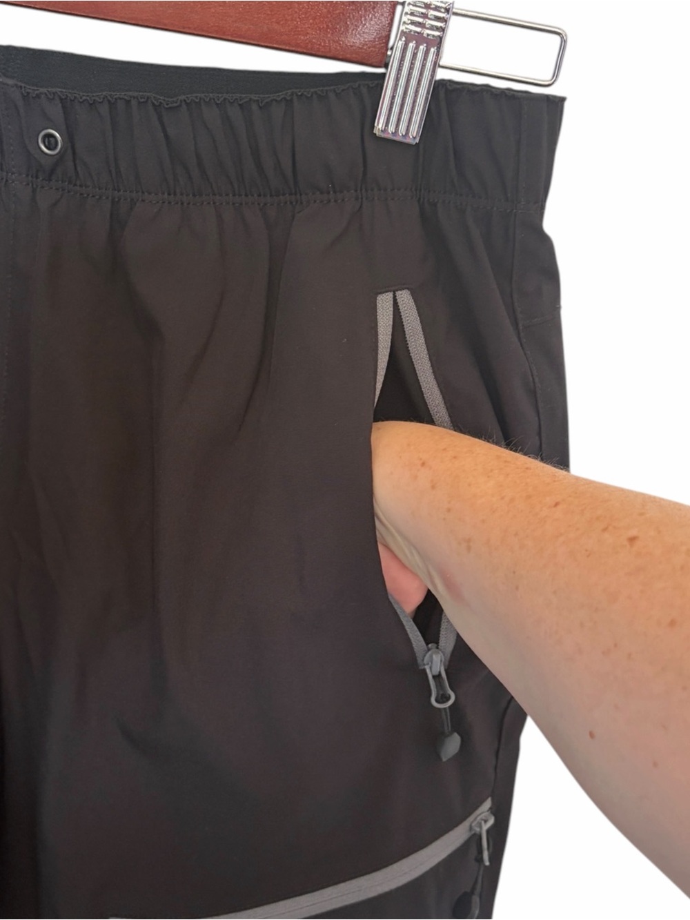 Baleaf Laureate UPF50+ DWR Hiking Pants Black Women's Medium - Picture 4 of 13